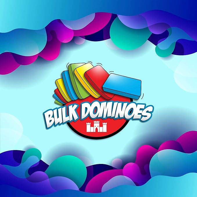 Bulk Dominoes Pro-Domino Kit | Dominoes Set, STEM STEAM Small Toys, Family Games for Kids, Kids Toys and Games, Building, Toppling, Chain Reaction Sets (Wonder)