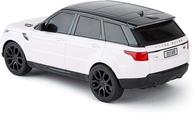 CMJ RC Cars Range Rover RC Remote Control Car Sport White 2.4Ghz 1:24 Scale. Great Kids Play Toy Auto