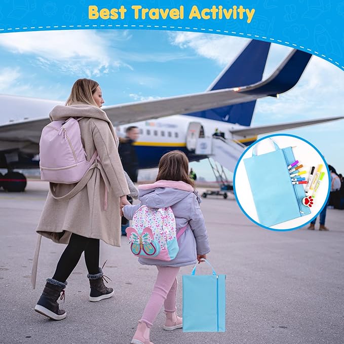 Kindergarten Books for Kids - Toys for 4 5 6 7 Year Old Boys Girls - Handwriting Practice Workbook, Educational ABC Tracing Book with Reusable Activities, Montessori Learning Toys for Kids Ages 4-6