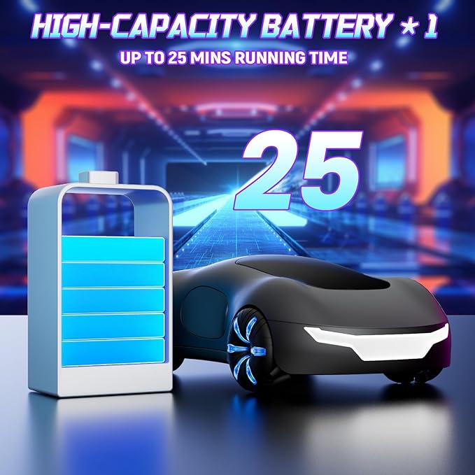 Gesture Sensing Remote Control Car, Drift RC Stunt Car with Light Spray & Sound, 2.4GHz Hobby RC Cars Toy for Kids, 360° Rotate, Birthday Gifts for Boys Girls 4-12 Racing Gifts