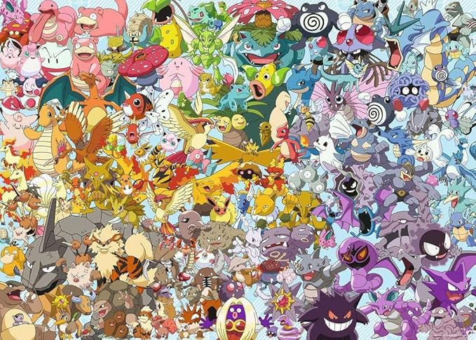 Ravensburger Pokémon 1000 Piece Challenge Jigsaw Puzzle for Adults and Kids Age 12 Years Up