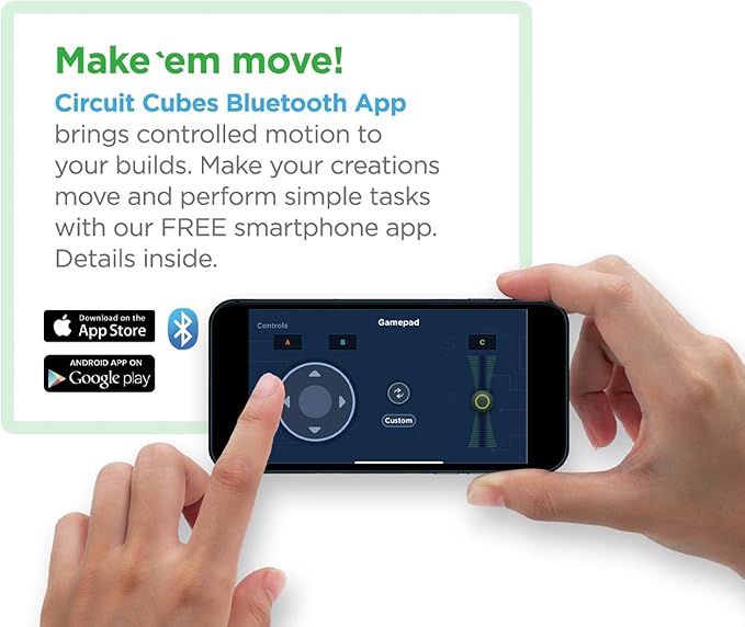 Bluetooth Upgrade+ Kit Electronic Toy Building Set Compatible with Most Building Blocks STEM Toy Learning