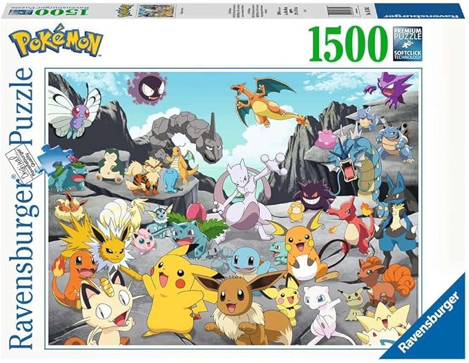 Ravensburger Pokemon Classics 1500 Piece Jigsaw Puzzles for Adults & Kids Age 12 Years Up