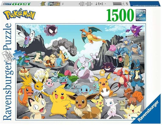 Ravensburger Pokemon Classics 1500 Piece Jigsaw Puzzles for Adults & Kids Age 12 Years Up