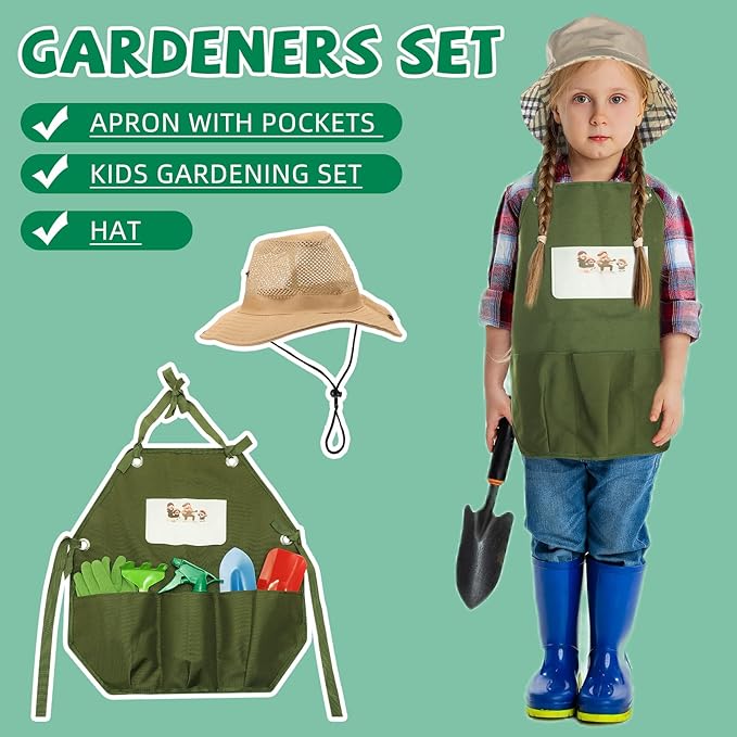 Vicenpal 4 Sets 12 Pcs Pretend Play Kids Costumes Set Christmas Gifts Role Play Costume Dress Costume for Kids Boys Girls