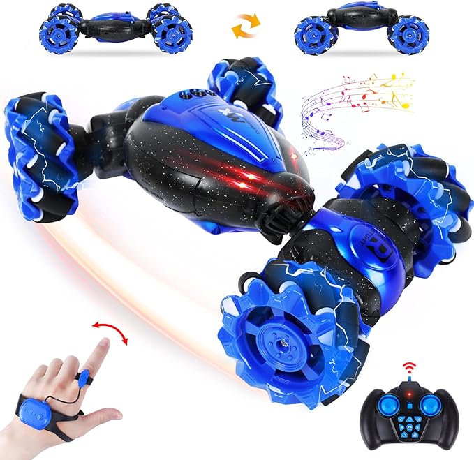 Remote Control Car Boys Gifts: Gesture Sensing RC Stunt Cars Kids Toys for Age 6 7 8 9 10 11 12 Year Old - Best Birthday Gifts