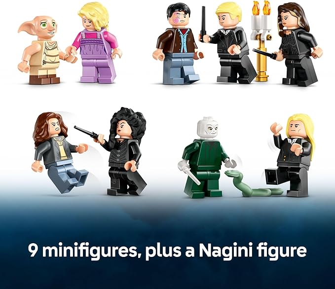 LEGO Harry Potter Malfoy Manor Building Toy - Harry Potter Toy for Boys and Girls, Ages 10+ - Collectible Kids Toy for Fans - Includes 9 Minifigures - 76453