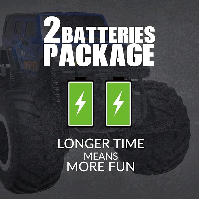 STEMTRON Amphibious Remote Control Car Toys for Boys 2.4GHz 1:16 All Terrain Off-Road RC Car Waterproof RC Monster Truck Kids Pool Toys Remote Control Boat Gifts for Kids Boys