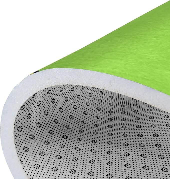 Classroom Carpets Playmat Rugs - 5x7 Ft Kids Rug with Rubber Backing, Colorful Squares with Letters Classroom Seating Rug Play Mat Nursery Rugs for Preschool Elementary Playroom -12 Seating