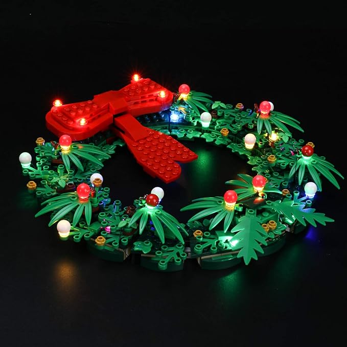 LIGHTAILING Light Set for (Christmas Wreath) Building Blocks Model - Led Light kit Compatible with Lego 40426(NOT Included The Model)