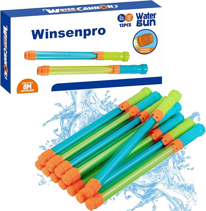 Water Gun Pool Toys,Squirt Guns Water Blaster for Summer Swimming Pool Water Fighting Play Kids Age 3-8 (12-Pack)