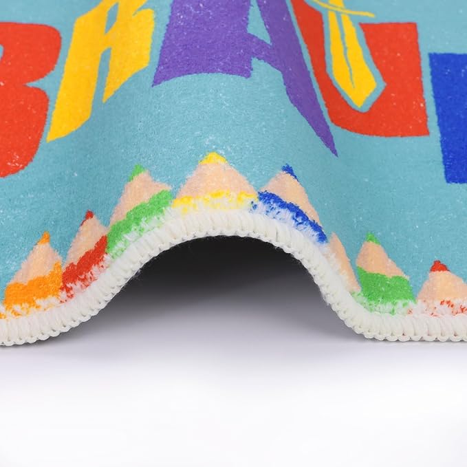 HiiARug 12pcs Carpet Squares for Classroom 18x18 Inch Carpet Spots for Classroom Sitting Floor Seats for Kids Sit Spots for Classroom Kindergarten Playroom Decor