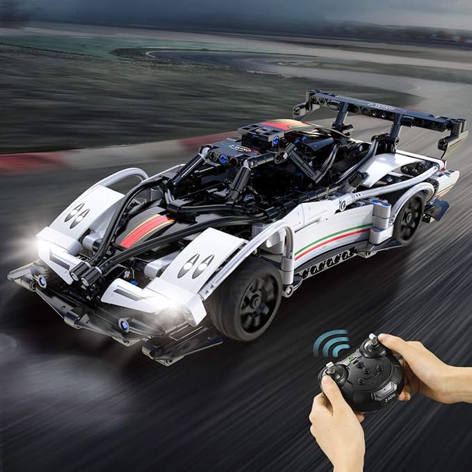 STEM Buidling Toys for 6 7 8 9 10 11 12 + Year Old Boys Girls Gifts Remote Control Car Toy Building Sets RC Race Model Cars Building Kits,Learning Toys Best Birthday for Kids (457PCS)