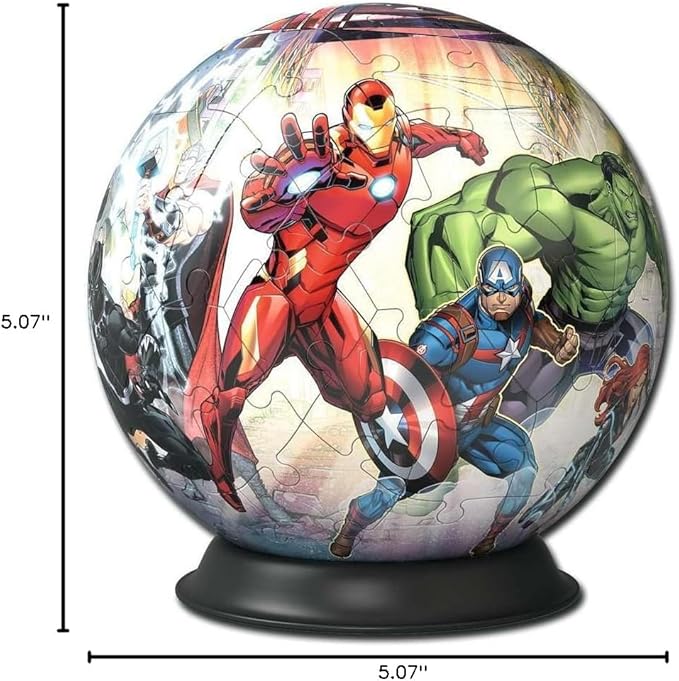 Ravensburger Marvel Avengers 3D Jigsaw Puzzle for Kids Age 6 Years Up - 72 Pieces - No Glue Required