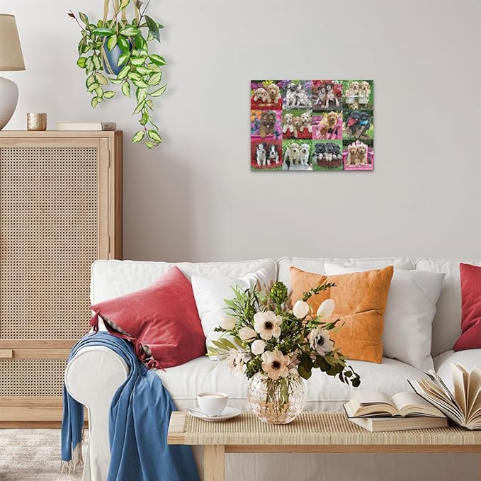 Ravensburger Puppy Pals 500 Piece Jigsaw Puzzle for Adults - 12000196 - Handcrafted Tooling, Made in Germany, Every Piece Fits Together Perfectly