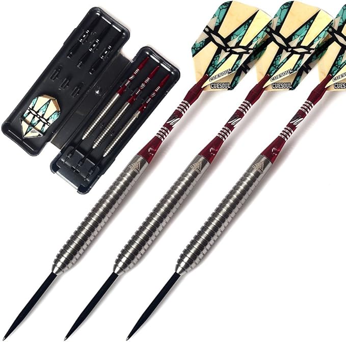 CUESOUL Tungsten Steel Tip Darts- Precise Barrels 18 19 21 24 Grams