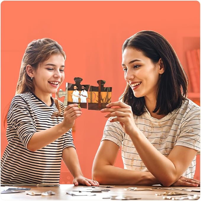 Kids Hajj Puzzle Set – 48-Piece Engaging Jigsaw with Hajj Poster – Fun and Educational Islamic Learning Toy – Ideal Hajj Gift for Kids and Eid Gift for Muslim Families and Schools