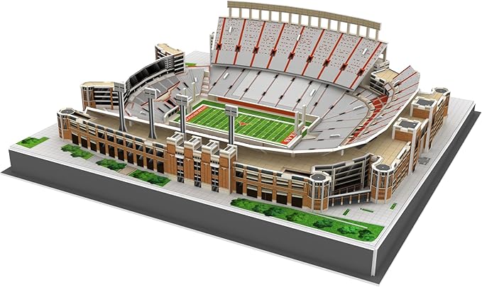 Pro-Lion 3D Jigsaw Puzzle of Darrell K Royal–Texas Memorial Stadium -104 Pieces | Home of Texas Longhorns | NCAA Football Gifts for Age 7+