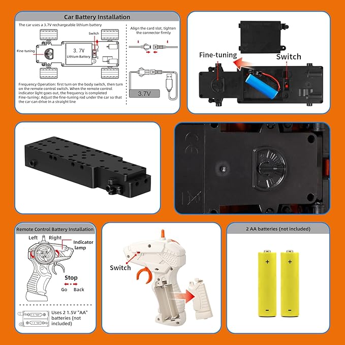 402 Piece Remote Control Racing Car Building Set for Kids,STEM 1:16 technology Sports Car Collection Model Brick Kit,Rechargeable RC Sports Cars Toy Set Gift for 6 7 8+ Year Old Boys and Girls