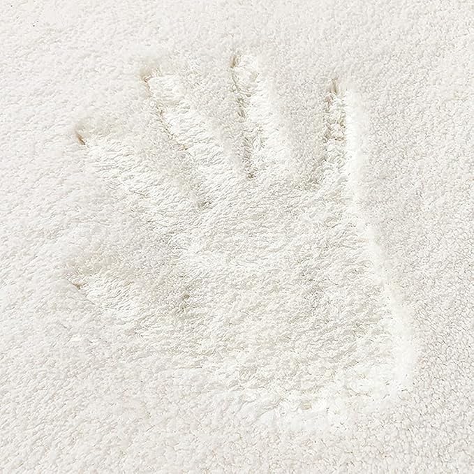 Poowe Round Kids Playroom Rug - Soft Alphabet Nursery Rug for Bedroom - Playtime Collection, Learning & Game Carpet for Classroom, Best Shower Gift for Infant Toddlers (Round 31.5", Rainbow Rain)