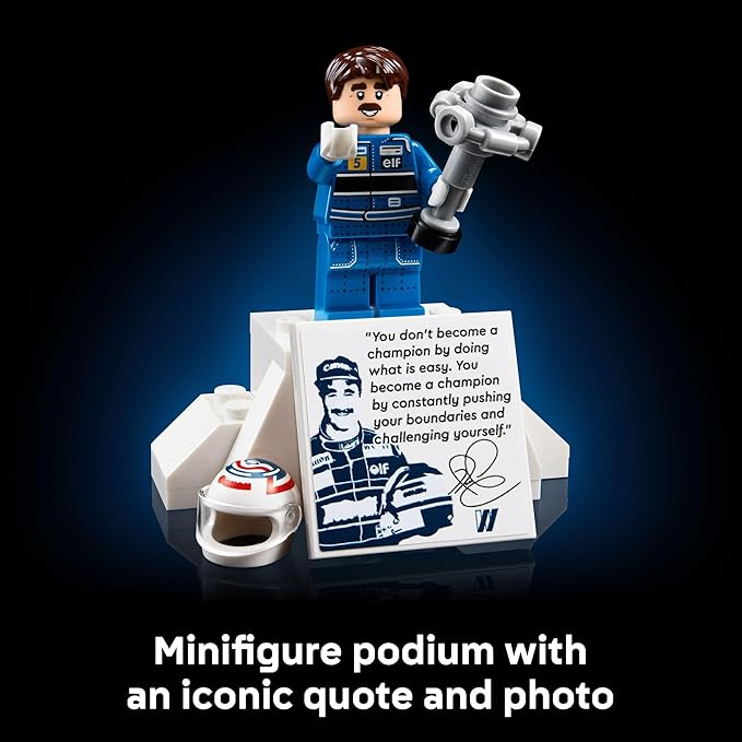 LEGO Icons Williams Racing FW14B & Nigel Mansell F1 Model Car Kit - Building Set for Adults, Ages 18+ - F1 DIY Craft for Display - Gift for Graduation -10353