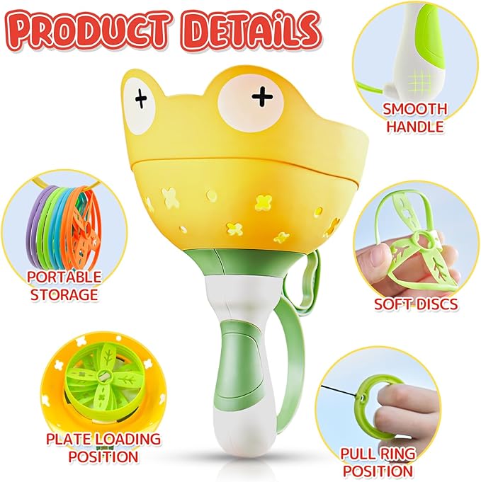 Outside Toys for Kids Ages 4-8 - Manual Capture Catching Game - Toddler Chasing Toy for Boys & Girls, Ages 3-7 - Outdoor Fun Family Games