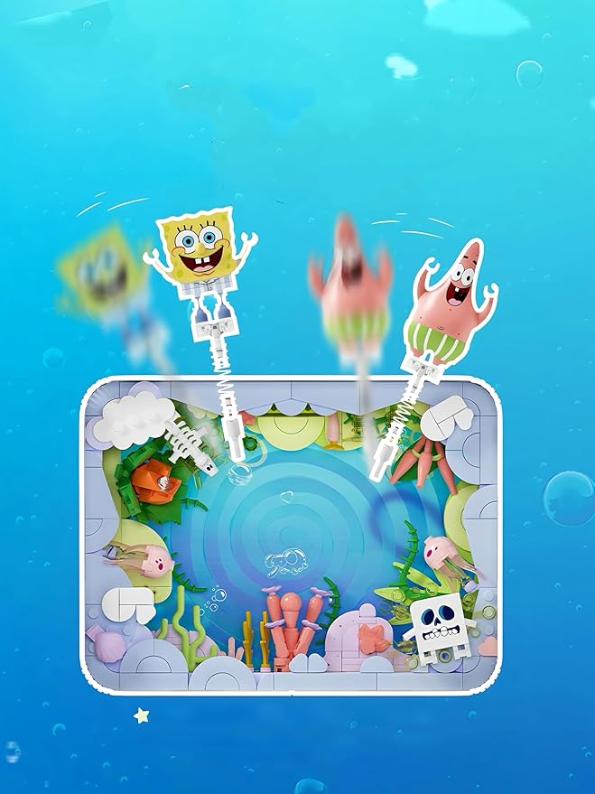 Building Blocks with Lights and Photo Frame Series 1 for Boys and Girls Teenagers Adults Best Toys