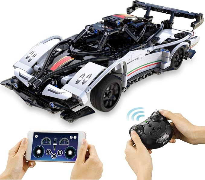 STEM Buidling Toys for 6 7 8 9 10 11 12 + Year Old Boys Girls Gifts Remote Control Car Toy Building Sets RC Race Model Cars Building Kits,Learning Toys Best Birthday for Kids (457PCS)