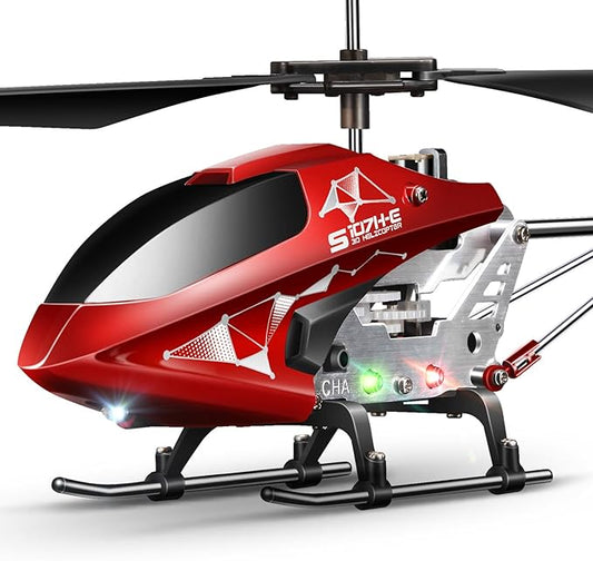 SYMA S107H-E RC Helicopter for Kids and Beginners, Remote Control Helicopter with Altitude Hold, 2 Speed Modes, Whole Alloy Toy for Boys Girls Indoor Outdoor Gift