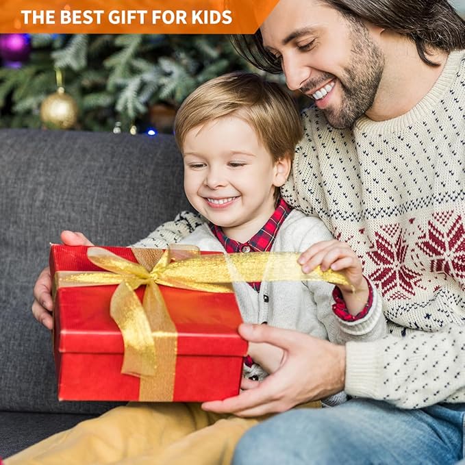 Tactical Vest Kit for Kids, Compatible with Nerf – Includes Vest, 2 Pack Toy Guns, 30 Foam Darts, Goggles, Wristbands, Skull Mask – Great Birthday Gift for Boys and Girls