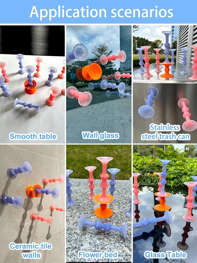 11Pcs Diamond Styled Valentine's Day Silicone Suction Cup Dart Game Pictionary Game for Family Party (Solid Color)