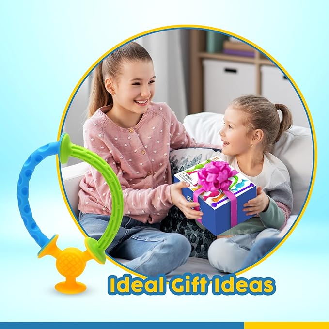 Bath Toys Suction Sensory Toys: 20 Pcs Silicone Suction Cup Toys - Bath Toys No Hole - Sensory Toys for Baby Toddlers