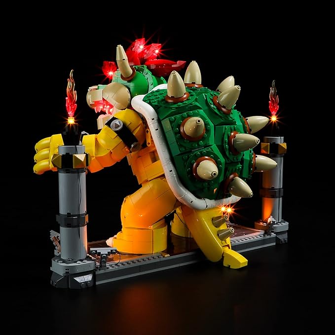 LIGHTAILING Light for 71411 The Mighty-Bowser - Led Lighting Kit Compatible with Building Blocks Model - NOT Included The Model Set