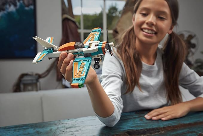 LEGO Technic Race Plane 42117 Toy to Jet Aeroplane 2 in 1 Stunt Model Building Set for Kids, Boys and Girls 7 Plus Years Old, Gift Idea