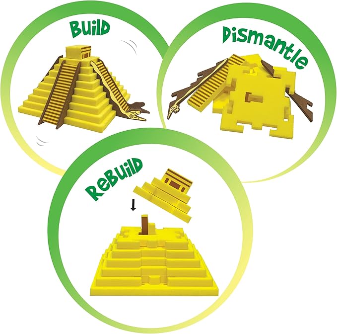 Imagimake Mapology Monuments of World | 3D Puzzles for Kids Ages 4-10 | Learning & Educational Toys | Christmas Geography Gifts