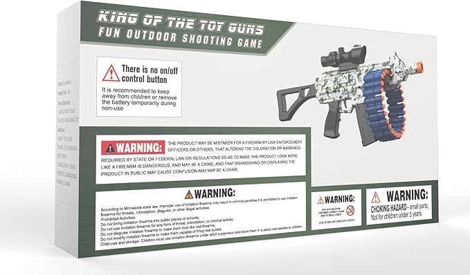 Electric Automatic Toy, JakMean Toy with 30 Dart Clips and 100 Foam Darts, Outdoor Shooting Games Toys for 6-12 Year Old Boys & Girls Adults, Presents for Birthday Xmas,Red