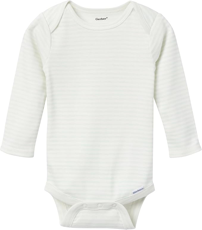 Gerber Baby Girls' 6-Pack Long-Sleeve Onesies Bodysuits