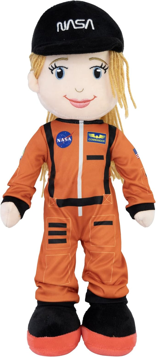 Playtime by Eimmie - 14' Eimmie NASA Astronaut Doll - Soft Plush Rag Doll for 2 Year Old Girls & Boys, Toddler & Infants - Washable Astronaut Toy
