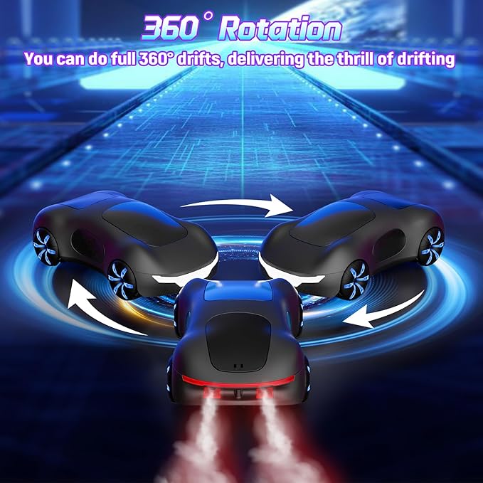 Gesture Sensing Remote Control Car, Drift RC Stunt Car with Light Spray & Sound, 2.4GHz Hobby RC Cars Toy for Kids, 360° Rotate, Birthday Gifts for Boys Girls 4-12 Racing Gifts
