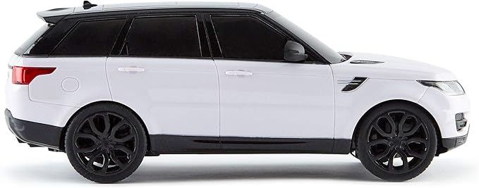 CMJ RC Cars Range Rover RC Remote Control Car Sport White 2.4Ghz 1:24 Scale. Great Kids Play Toy Auto