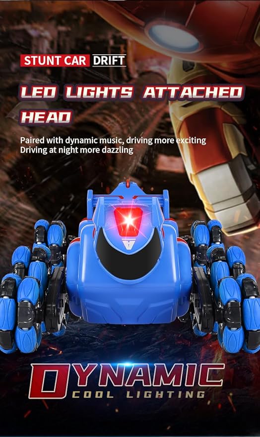 ATHLERIA 8WD Gesture Sensing Rc Stunt Car Toys for Boy Age 8-13,Hand Remote Control Cars,Coolest Christmas Birthday Present Ideas for Boys Girls Kids Teens Age 8 9 10 11 12 13+ Year,Racing Drift Car