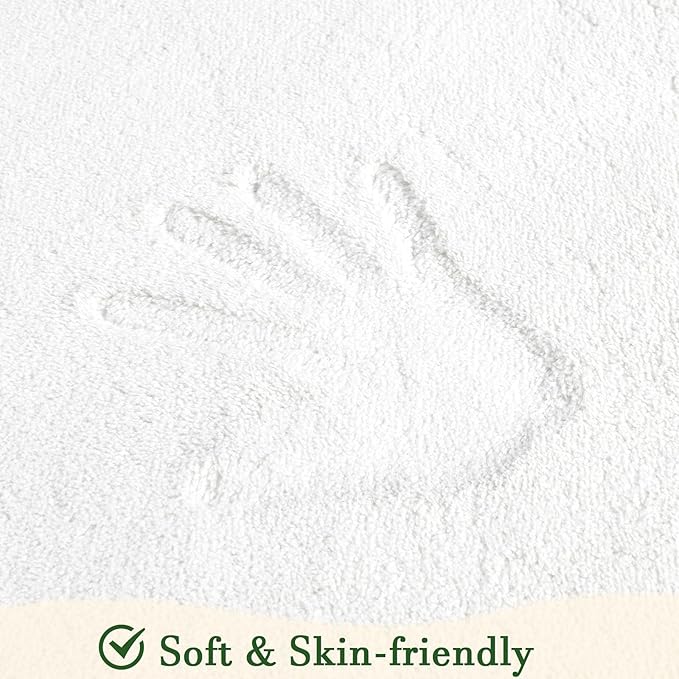 Topotdor Round Kids Play Rug Alphabet Nursery Area Rug Extra Large Soft Crawling Play Mat for Children Toddlers Bedroom (47 inch, Green/White)