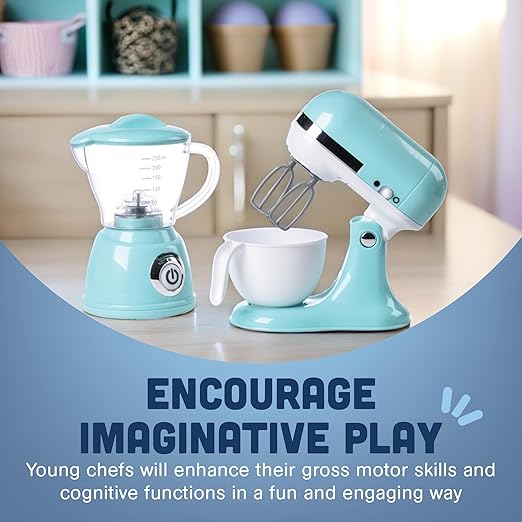 Constructive Playthings My Kitchen Series, Kids Blender Toy, Play Mixer for Imaginative Play, Learning Toy for Children Ages 3+