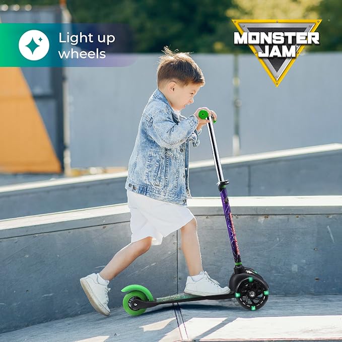Scooter for Kids Ages 3-5 - Extra Wide Deck & Light Up Wheels, Self Balancing Kids Toys for Boys & Girls, Choose Your Favorite Character