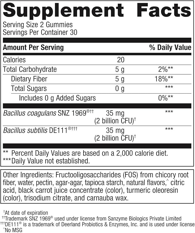 Metagenics - UltraFlora 3 in 1 Daily Probiotic Supplement to Support Gut and Immune Health for Adults and Children* - 60 Gummies