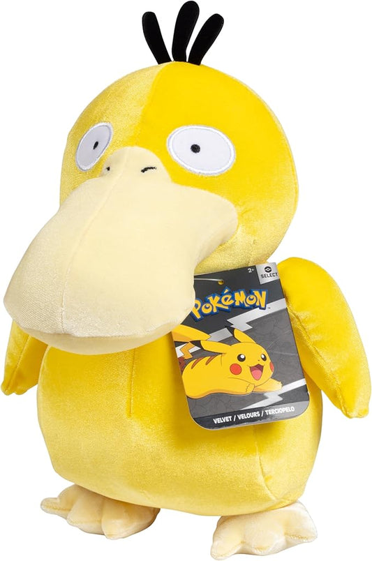 Pokémon 8" Psyduck Plush - Officially Licensed Velvet Edition - Authentic Quality Soft Stuffed Animal Toy Figure - Gift for Kids, Boys, Girls - 2+