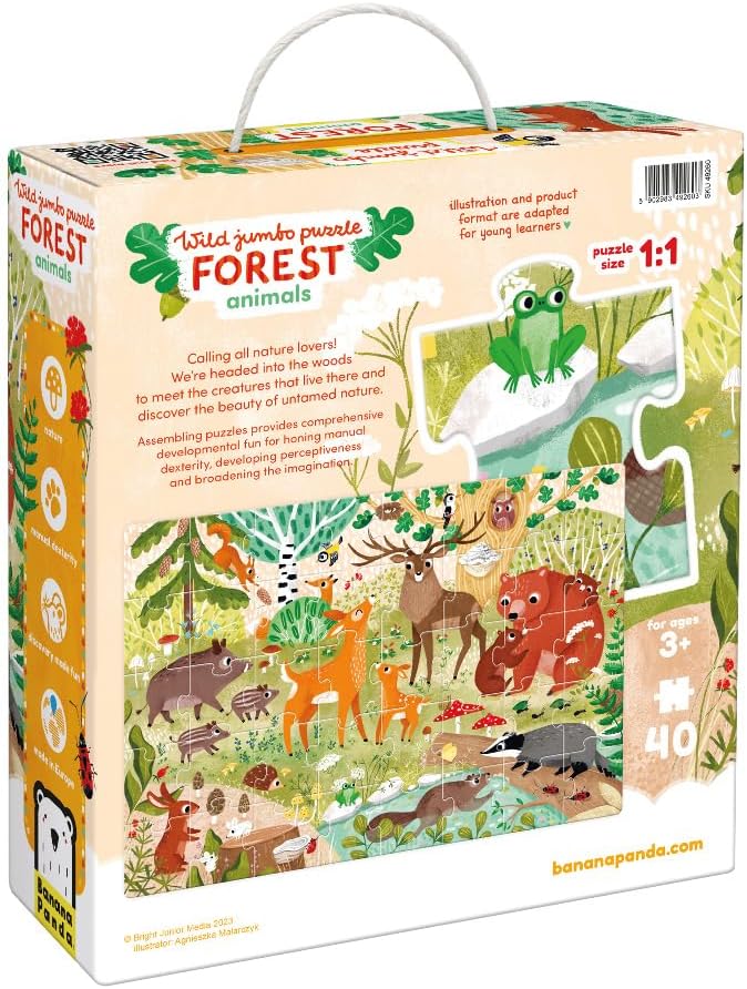 Wild Jumbo Puzzle Forest Animals 3+ Floor Puzzle