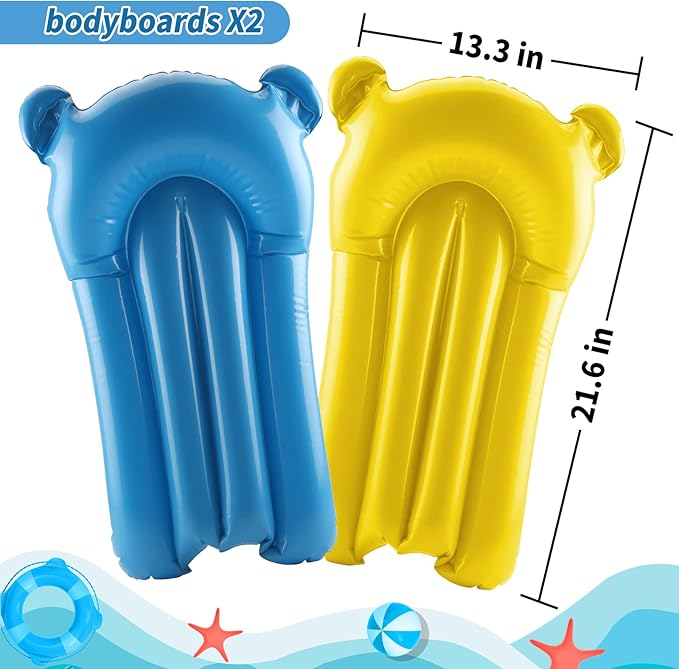 VEEST 33 FT Extra Long Water Slides for Kids Adults, Giant Double Lawn Water Slip Heavy Duty with 2 Bodyboards, Summer Water Slides Toys with Crash Pad for Backyard Outdoor