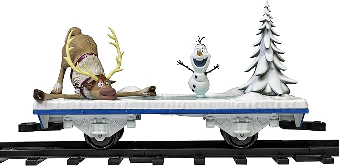 Lionel Disney's Frozen Ready-to-Play Set, Battery-Powered Model Train Set with Remote