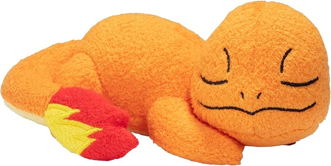 Pokémon 5" Sleeping Squirtle, Charmander, Bulbasaur Starter Plush 3-Pack - Officially Licensed - Authentic Soft Stuffed Animal Toy Figure Set - Gift for Kids, Boys, Girls - 2+